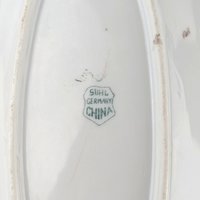 Antique Suhl Germany Porcelain Celery Tray