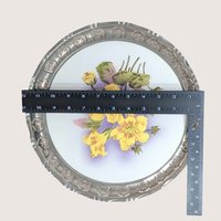 Antique BMF Germany Floral Porcelain Serving Tray