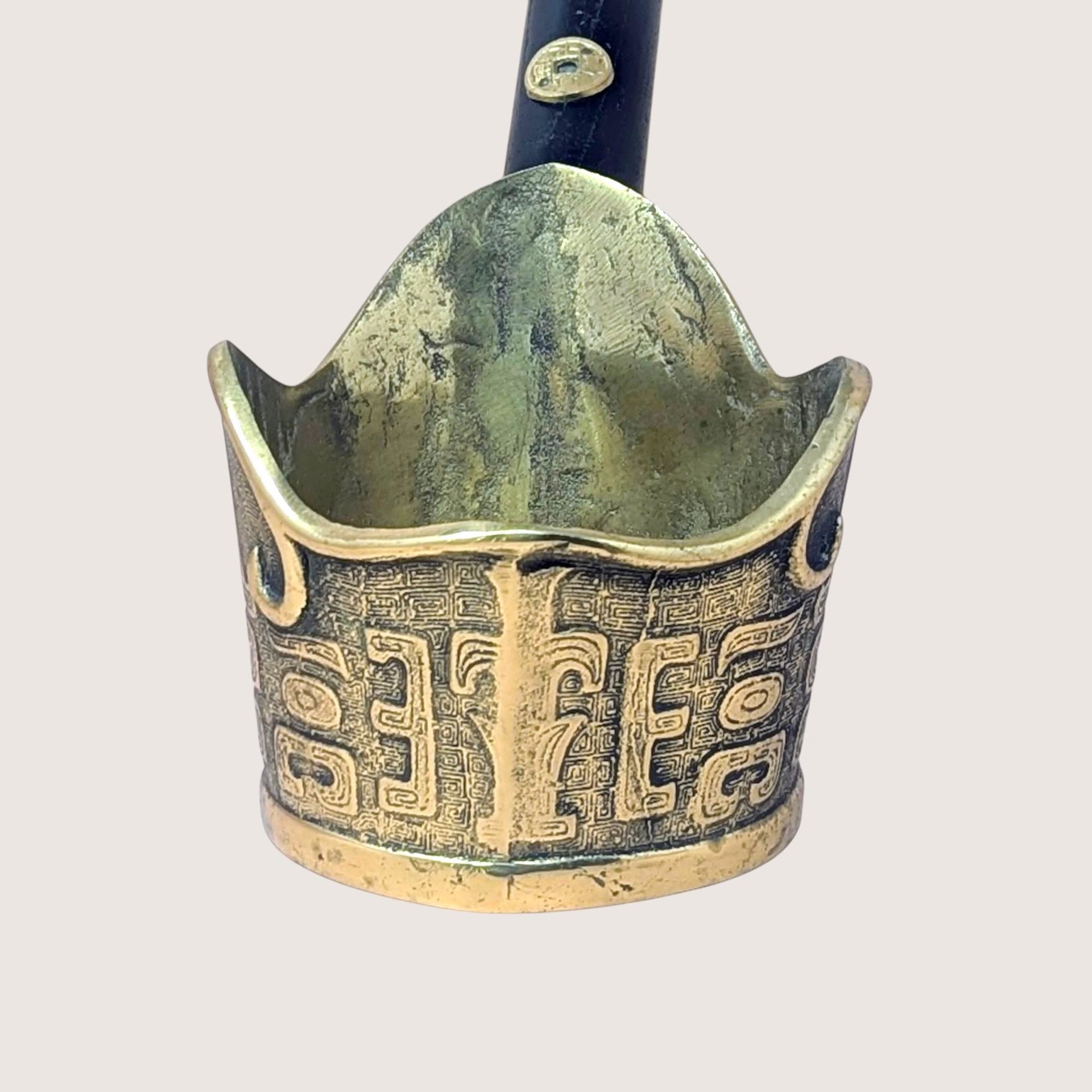 Vintage Chinese Brass Silk Iron Pan