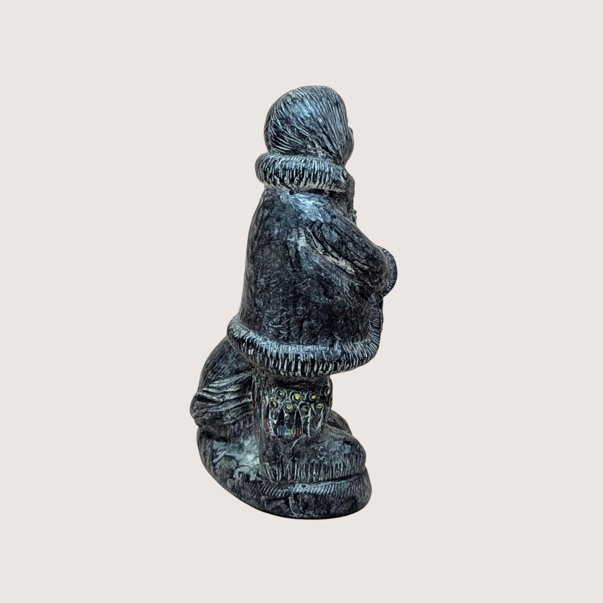 Vintage Wolf Originals Arctic Figure And Dog Sculpture