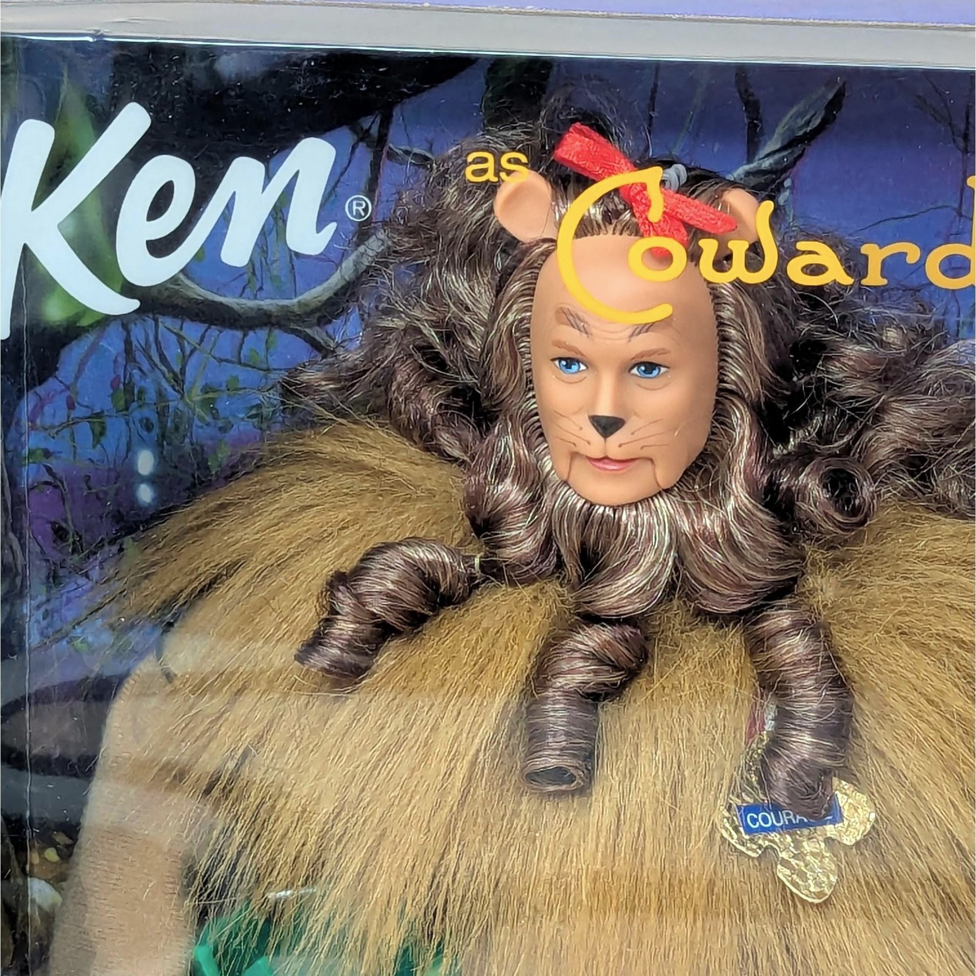 1999 Mattel Ken As Cowardly Lion Wizard Of Oz Doll