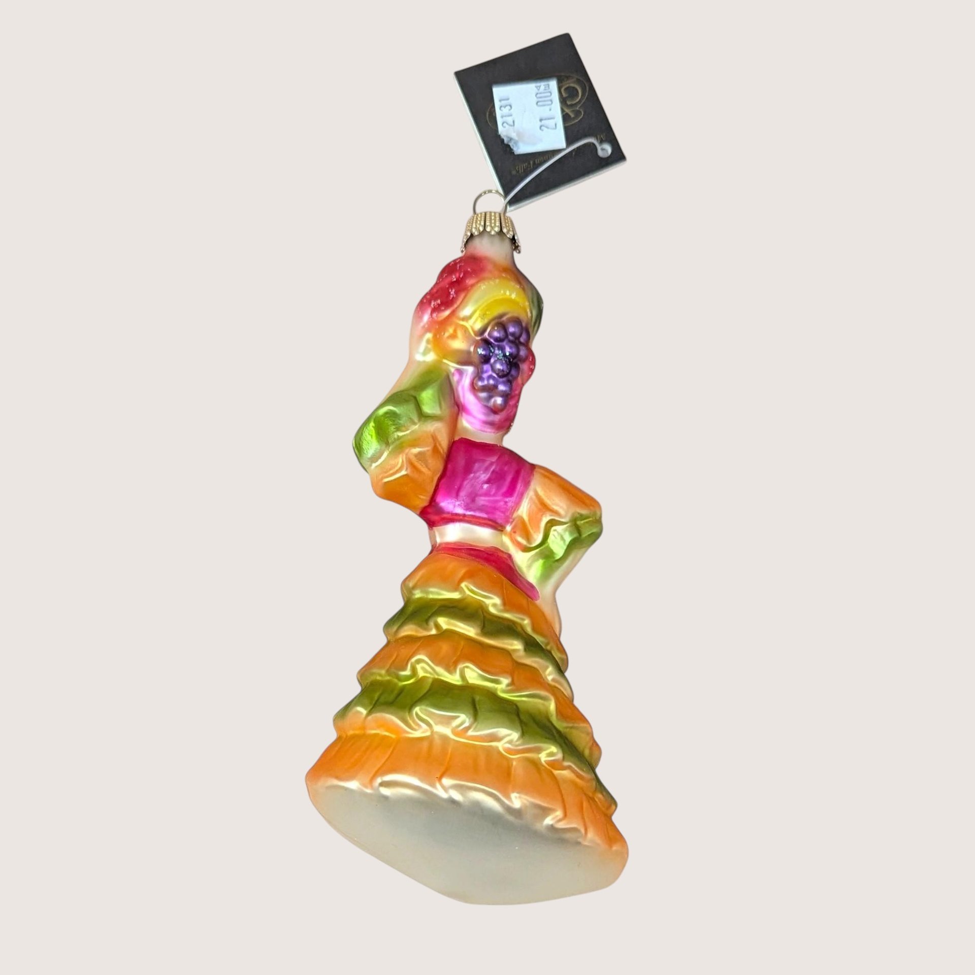 Vintage Midwest Of Cannon Falls Blown Glass Dancer Ornament