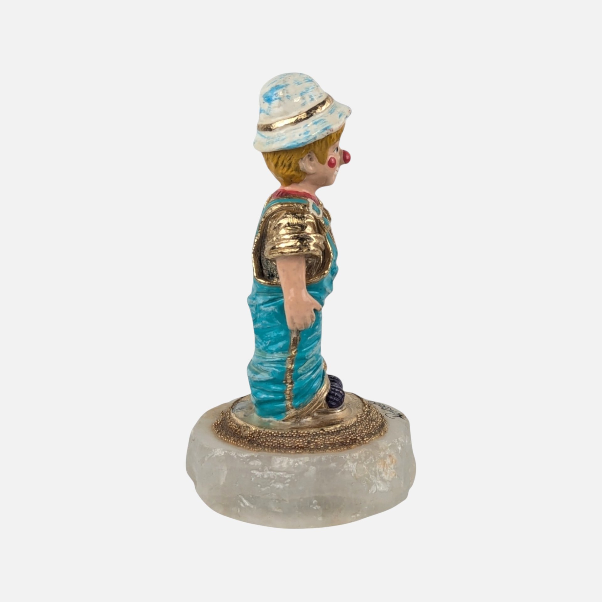 2000 Ron Lee Rascal Clown Onyx Base Figurine