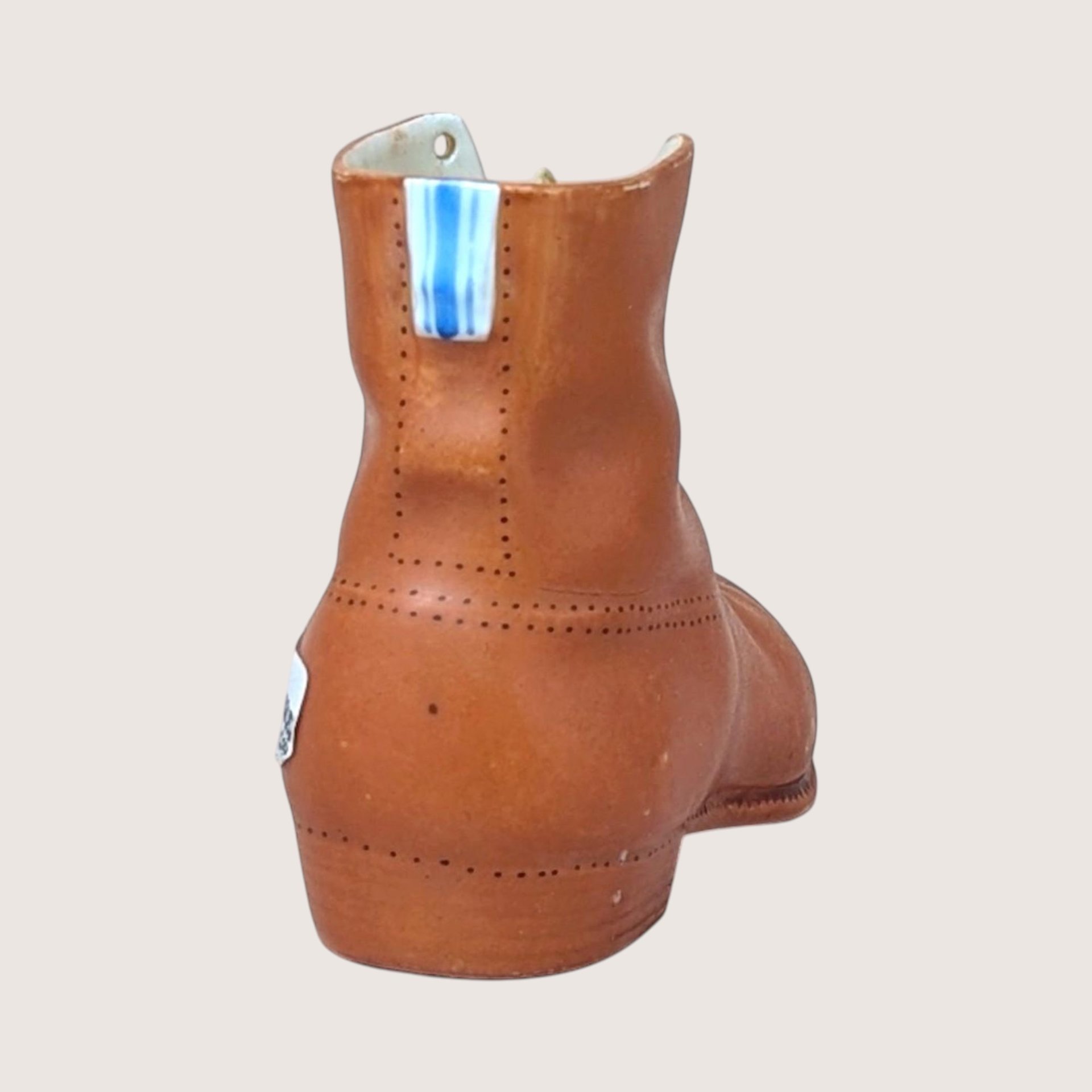 Antique Royal Bayreuth Ceramic Boot Figurine