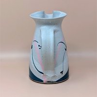 1980s Signed Studio Pottery Pitcher