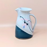 1980s Signed Studio Pottery Pitcher