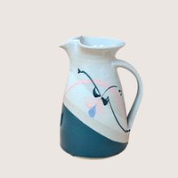 1980s Signed Studio Pottery Pitcher