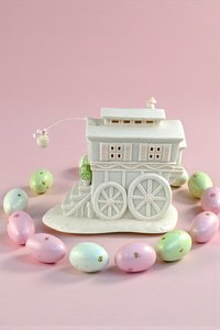 Dept. 56 Snowbunnies Woodland Wagon at Turtle Creek (1995)