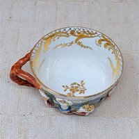 Mid-Century Capodimonte Artistic Cup & Saucer 