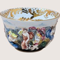 Mid-Century Capodimonte Artistic Cup & Saucer 