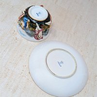 Mid-Century Capodimonte Artistic Cup & Saucer 