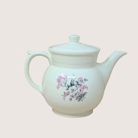1940s Hall China Floral Coffee Pot 