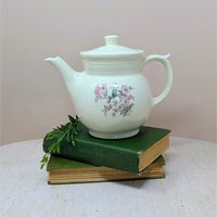 1940s Hall China Floral Coffee Pot 