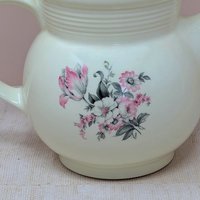 1940s Hall China Floral Coffee Pot 