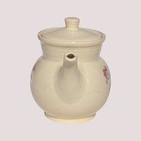 Mid Century Drip-O-Lator Ceramic Pink Floral Coffee Pot