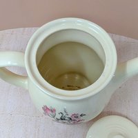 1940s Hall China Floral Coffee Pot 