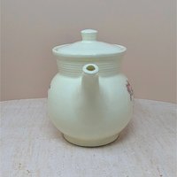 1940s Hall China Floral Coffee Pot 