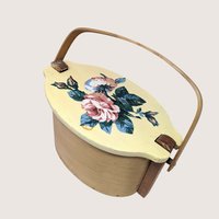 Mid-Century Basketville "Putney" Wood Basket 