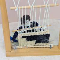 Mid-Century Navajo "Weaver at Loom" Diorama