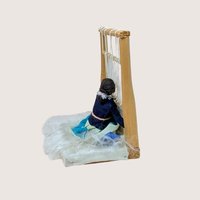 Mid-Century Navajo "Weaver at Loom" Diorama