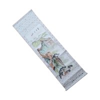 Handpainted Great Wall of China Wall Hanging, Chinese Landscape Painting, Scroll, Asian Art, Vintage Decor