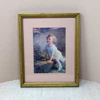 1930s Zula Kenyon & Florence Lindsey Prints – Art Deco Gallery Nostalgic Portrait Set