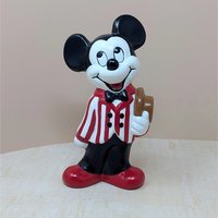 1970s "Dapper" Mickey & Minnie – Vintage 9-inch Hand-Painted Figurine Set