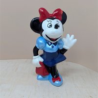 1970s "Dapper" Mickey & Minnie – Vintage 9-inch Hand-Painted Figurine Set
