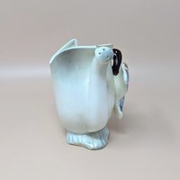 1950s Thames Japan Duck Watering Can – Vintage Hand-Painted Ceramic Figural Vase