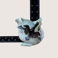 1950s Thames Japan Duck Ceramic Watering Can Figural Vase