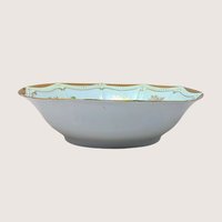 Antique P.K. Silesia Floral Porcelain Bowl