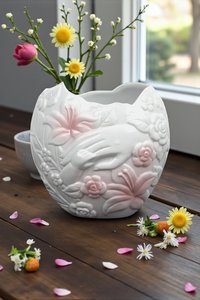 1993 FTD Mother and Child Vase