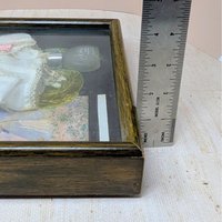 1980s Revlon Jontue Perfume Assemblage Shadow Box Wall Art