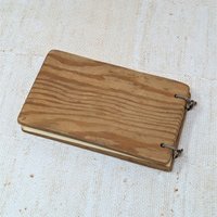 1948 Hand-Carved Wooden Autograph Book – Vintage High School Ephemera