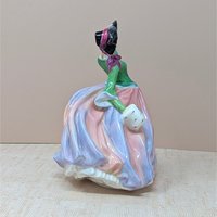 1939 Royal Doulton Autumn Breezes Figurine – Edwardian Fine Porcelain Heritage