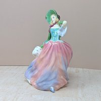 1939 Royal Doulton Autumn Breezes Figurine – Edwardian Fine Porcelain Heritage