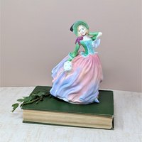 1939 Royal Doulton Autumn Breezes Figurine – Edwardian Fine Porcelain Heritage