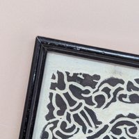 Mid-Century Cambodian Rice Paper Rubbing – Vintage Apsara Dancer Gallery Art