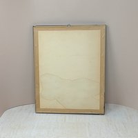 Mid-Century Cambodian Rice Paper Rubbing – Vintage Apsara Dancer Gallery Art