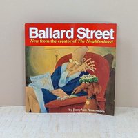 Signed Jerry Van Amerongen Ballard Street Book – 1998 Autographed Cartoon Art Softcover