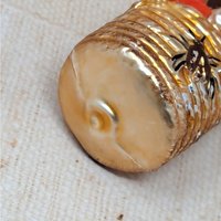 Vintage Blown Glass Baby in a Beehive – Heirloom Mercury Glass Ornament