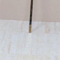 Vintage Modernist Metal Crucifix – 10-inch Risen Christ Wall Hanging