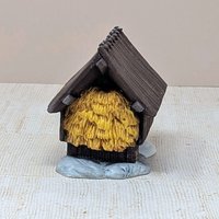 Vintage Dept 56 Silo and Hayshed Village Set