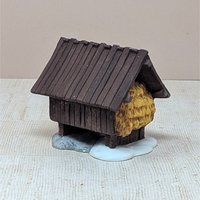 Vintage Dept 56 Silo and Hayshed – Heritage Village Porcelain Landscape Set