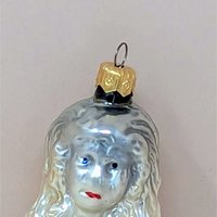 1982 Girl with Roses Inge-Glas Ornament – Victorian Mercury Glass Decor