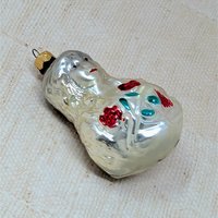 1982 Girl with Roses Inge-Glas Ornament – Victorian Mercury Glass Decor