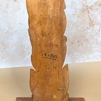 1970s Ornate Hand Carved Wood Balinese Woman Statue