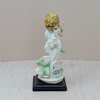 1999 Giuseppe Armani "Rosette" Figurine | Vintage Italian Florence Sculpture