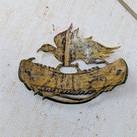 Vintage Hand-Carved Wood Bird Hair Slide – Bird of Paradise Boho Hair Pin