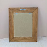 Vintage M.J. Hummel It Looks Like Rain: Framed Cross-stitch